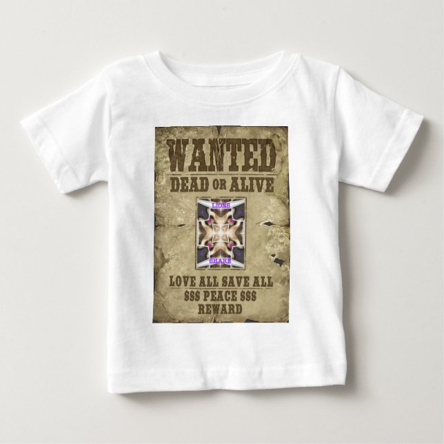 Wanted Peace, Love and Inspiration: Spread Harmony Baby T-Shirt (Front)