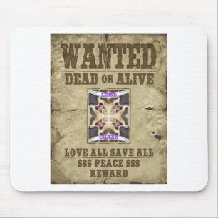 Wanted Peace, Love and Inspiration: Spread Harmony Mouse Pad
