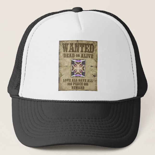 Wanted Peace, Love and Inspiration: Spread Harmony Trucker Hat (Front)