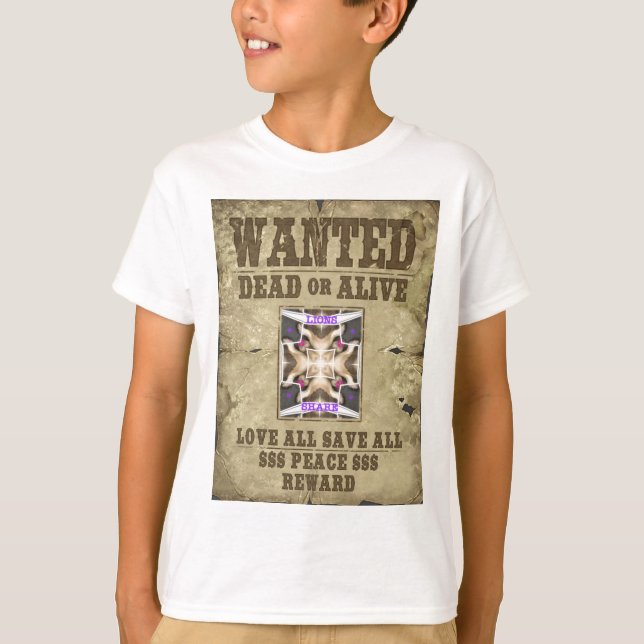 Wanted Peace T-Shirt (Front)