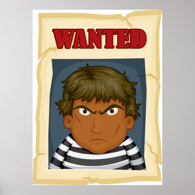 Wanted Person Poster (Front)