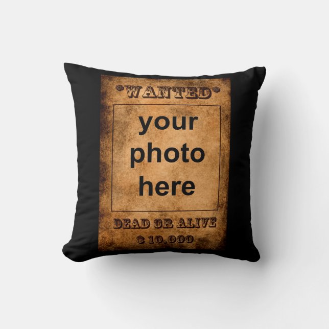 Wanted pillow (Front)