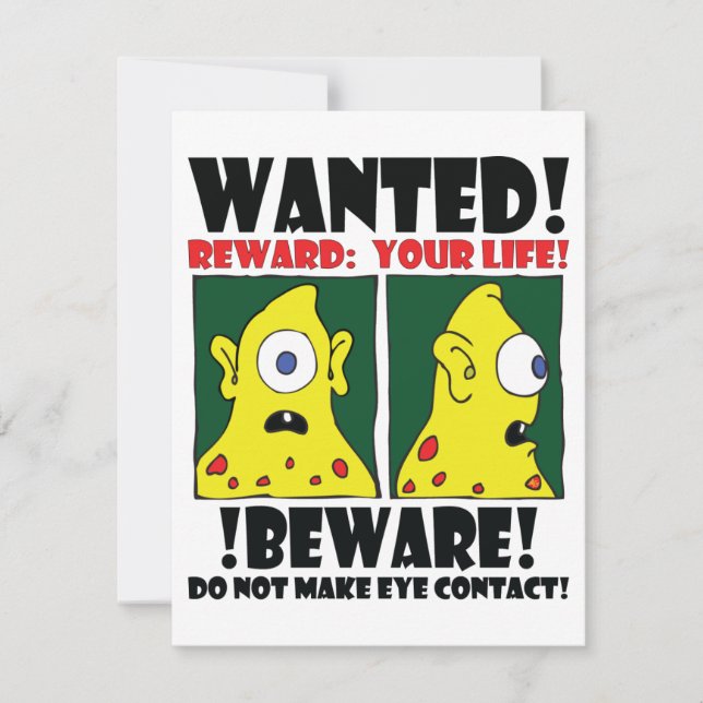 WANTED POSTER #3 (Front)