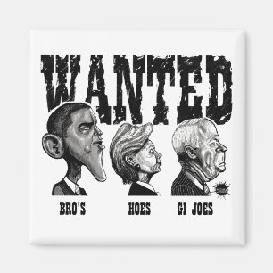 WANTED-POSTER Magnet