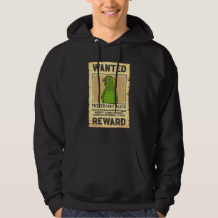 Wanted Poster Parrot I Yellow naped Amazon Hoodie