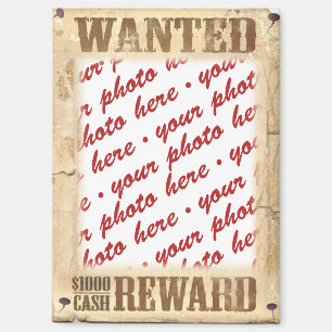 WANTED Poster Photo Frame Magnet