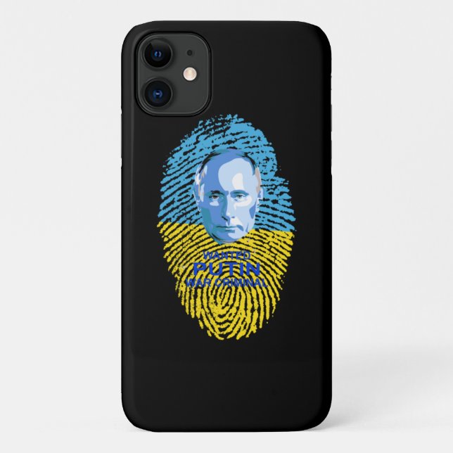 WANTED Putin War Criminal  Case-Mate iPhone Case (Back)