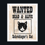 Wanted Schrodinger's Cat Flyer<br><div class="desc"></div>