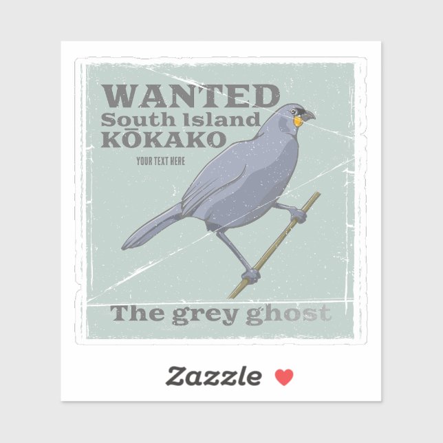 Wanted South Island Kokako (Sheet)