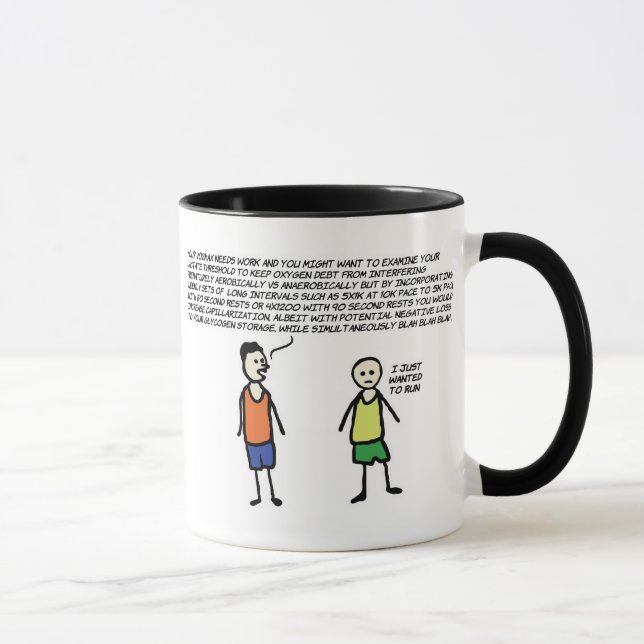 Wanted To Run Mug (Right)