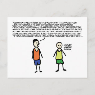 Wanted To Run Postcard