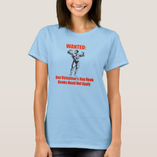 Wanted: Valentine's Day Hunk Bodybuilder Shirt