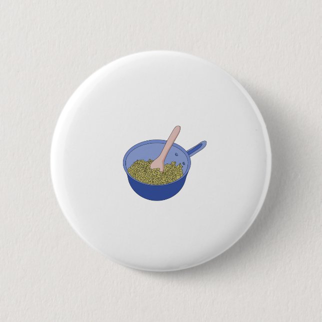 WAP Macaroni in a Pot 6 Cm Round Badge (Front)