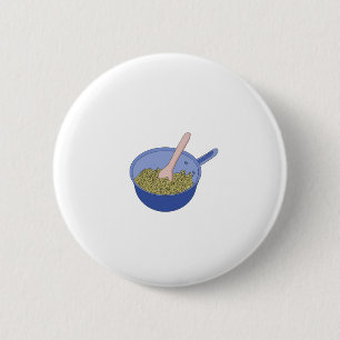 WAP Macaroni in a Pot 6 Cm Round Badge