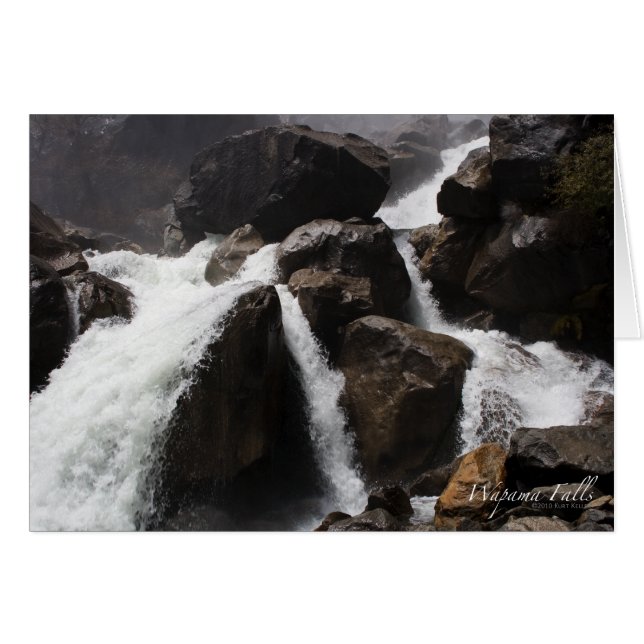 Wapama Falls Card (Front Horizontal)