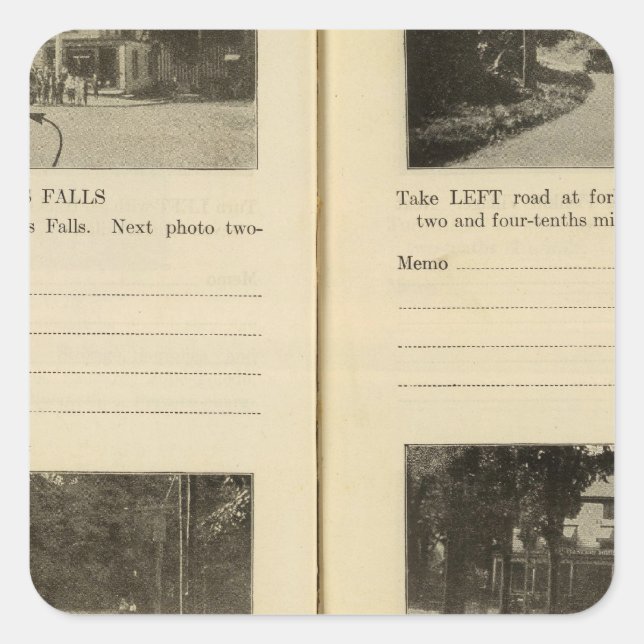 Wappingers Falls Fishkill Village Square Sticker (Front)