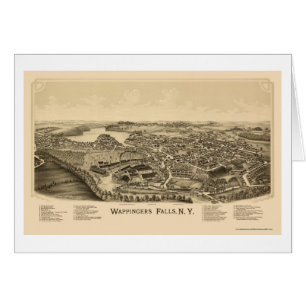 Wappingers Falls, NY Panoramic Map - 1889