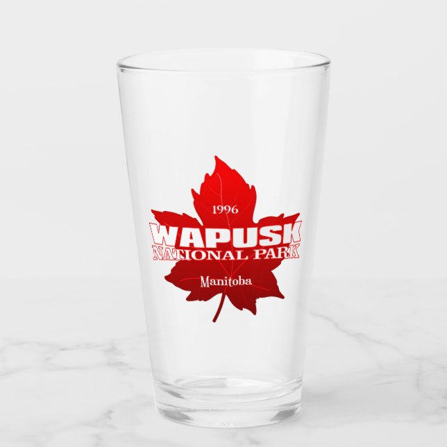 Wapusk NP (maple leaf) Glass (Front)