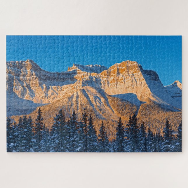 Waputik Range in Canadian Rocky Mountains Jigsaw Puzzle (Horizontal)