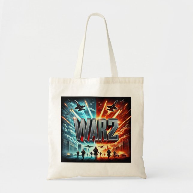 WAR2 Action Movie Tote Bag – Hrithik Roshan Jr NTR (Front)