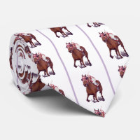 War Admiral Looses to Seabiscuit in Race Neck Tie