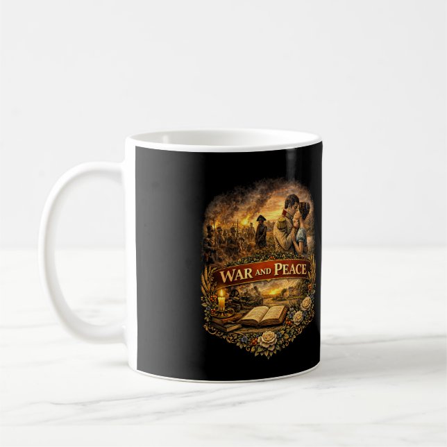 War and Peace Coffee Mug (Left)