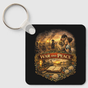 War and Peace Key Ring
