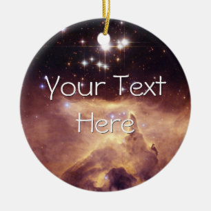 War and Peace Nebula Ceramic Ornament