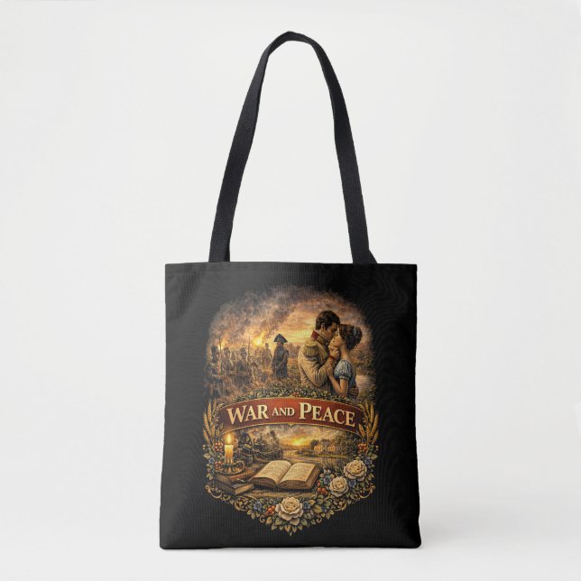 War and Peace Tote Bag (Front)