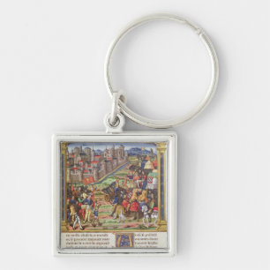War between Charles the Bold Key Ring