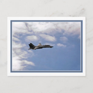War Bird Jet Postcard