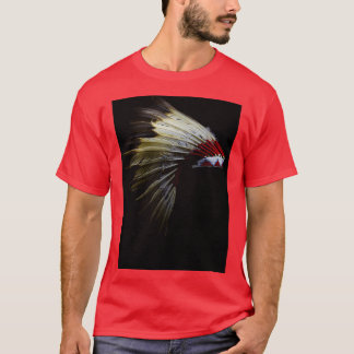War bonnet feather headdress  T-Shirt