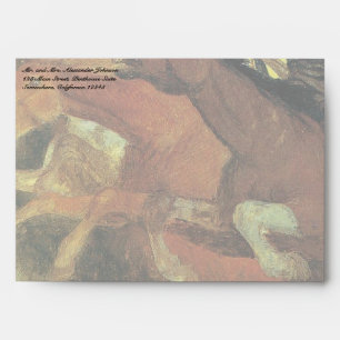 War by Arnold Bocklin, Vintage Symbolism Fine Art Envelope