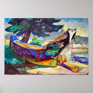 War Canoe   Emily Carr   Poster