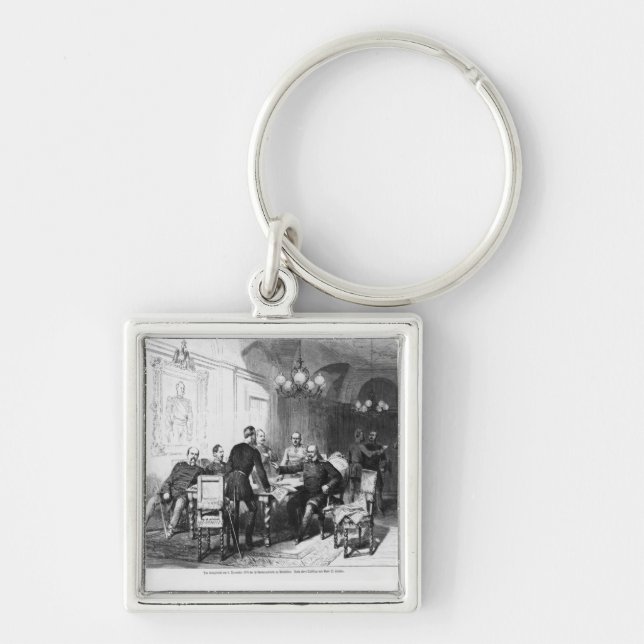War council at Versailles Prefecture Key Ring (Front)