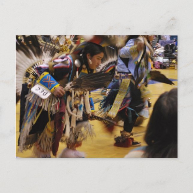 War Dance Native American PowWow Postcard (Front)