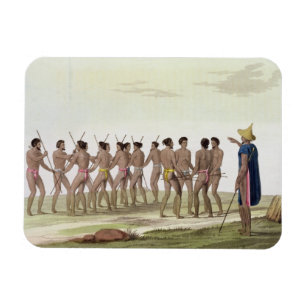 War Dance of the Caroline Islanders, plate 22 from Magnet