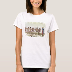 War Dance of the Caroline Islanders, plate 22 from T-Shirt