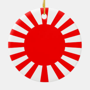War Flag of the Imperial Japanese Army Ceramic Ornament