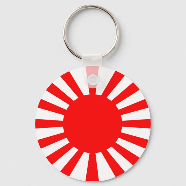 War Flag of the Imperial Japanese Army Key Ring (Front)
