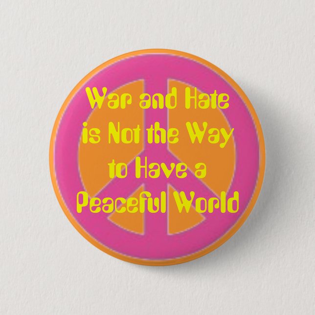 War/Hate vs Peace Pin (Front)