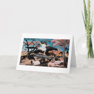 War, Henri Rousseau, 1894 Card