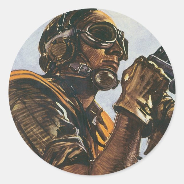 War Heros Stickers - Vintage War Poster (Front)