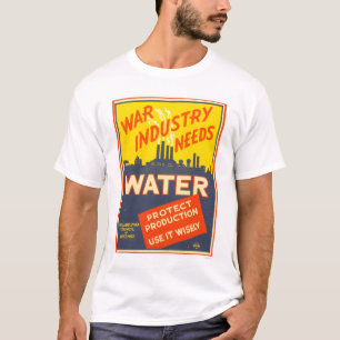 War Industry Water WWII 1943 WPA T-Shirt