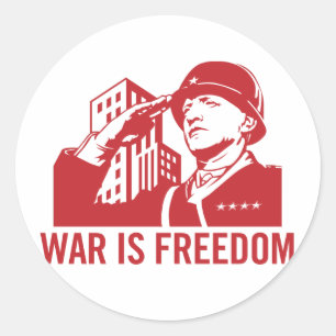 War is Freedom Sticker