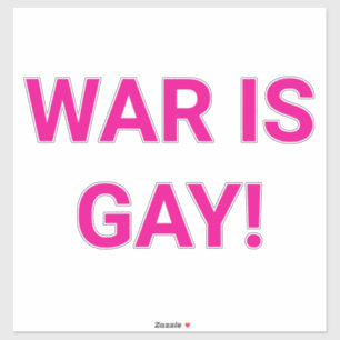 War is Gay Rights Rainbow Hankamer Artjunkhaus Fun