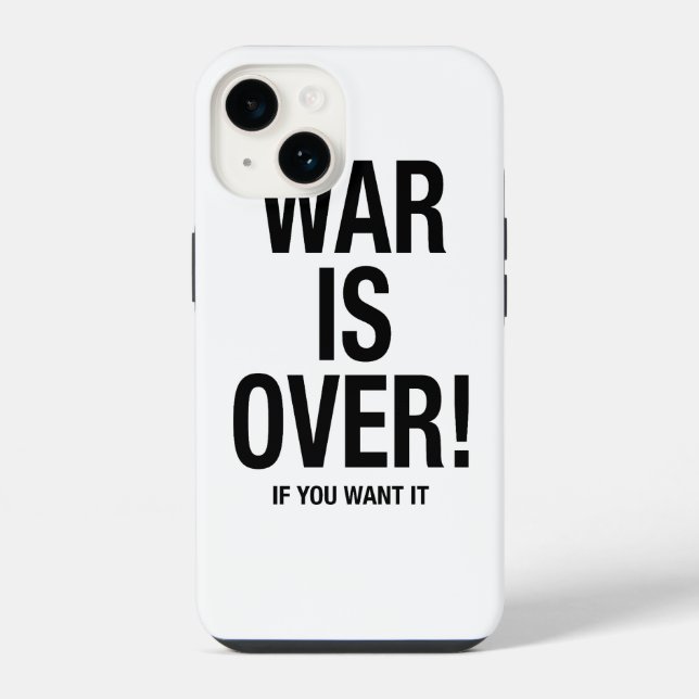 War is over iPhone case (Back)