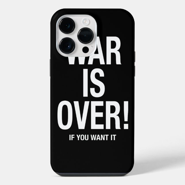 War is over iPhone case (Back)