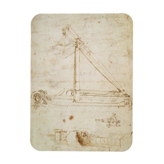 War machine (pencil on paper) magnet (Vertical)