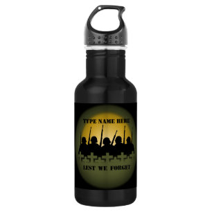 War Memorial Bottle Lest We Forget